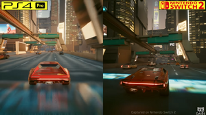 「スイッチ2」と「PS4 Pro」グラフィックの差は？ギラギラネオン輝く『サイバーパンク2077』の比較動画 画像